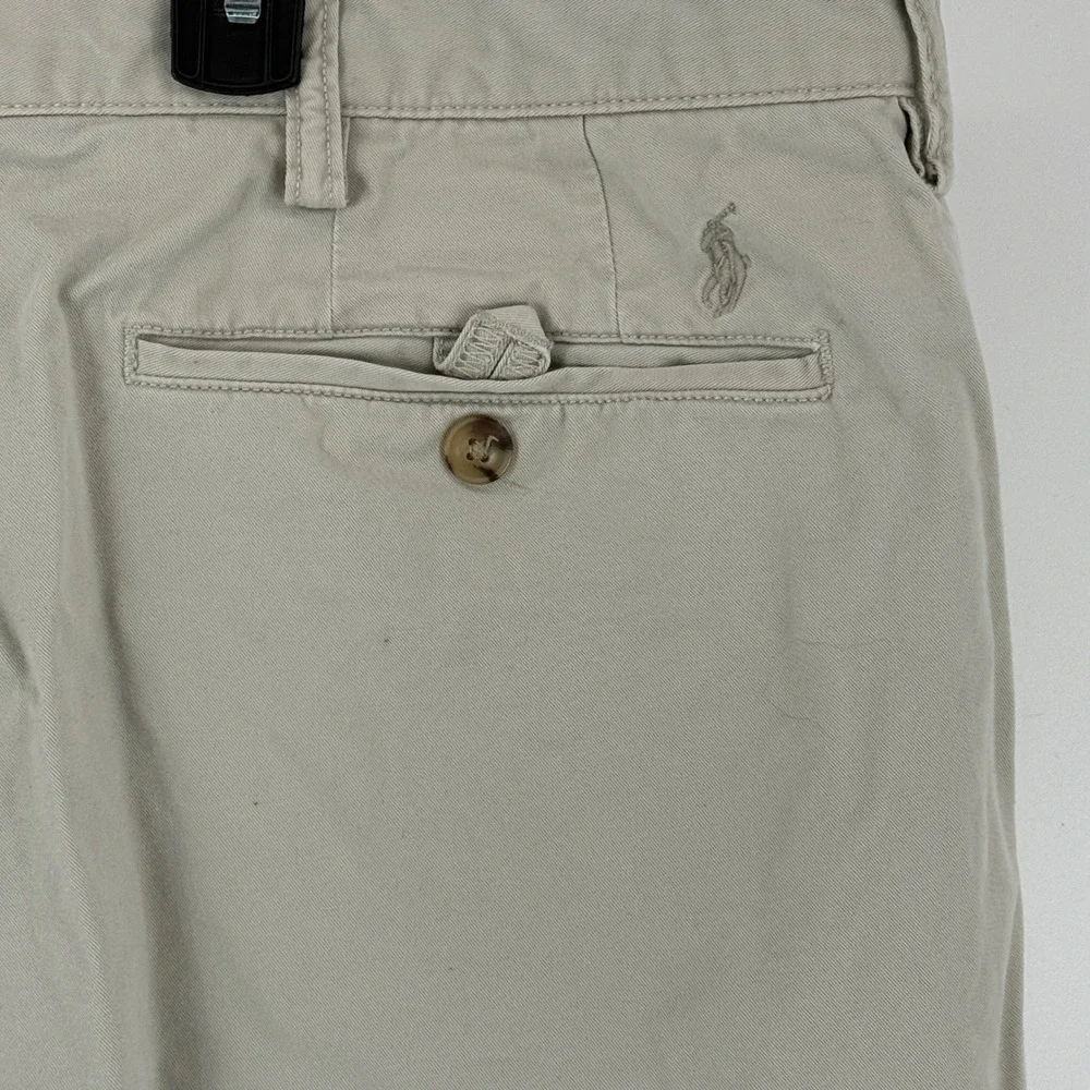 Polo Ralph‎ Lauren Mens 44 Tan Stretch Classic Fit Chino Shorts 7.0 oz Twill